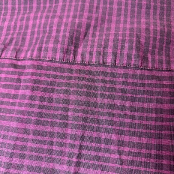 CALVIN KLEIN Infinite Cool NoIron Long Sleeve Plaid Button Down Shirt Size Large - Picture 8 of 10